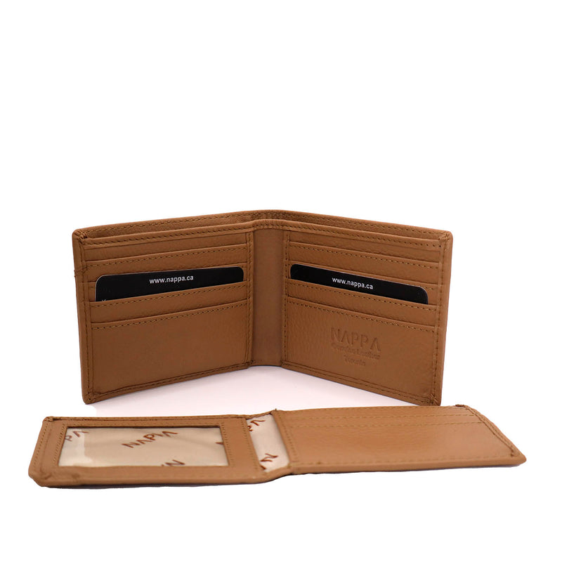 Nappa Decker anti-theft leather wallet
