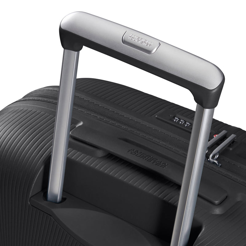Valise Rigide Bagage à Main Avec Serrure TSA - Compartiment Ordinateur, Roulettes, ABS PC - Bleu Foncé - 3