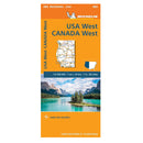 American West and Canadian West map