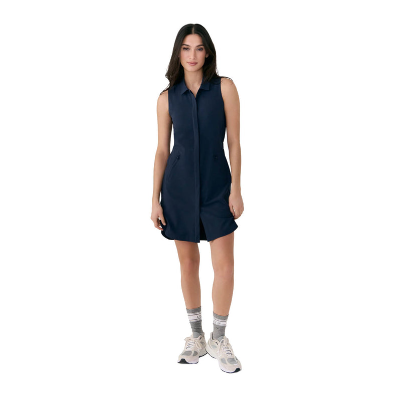 Robe chemise sans manches Lolë