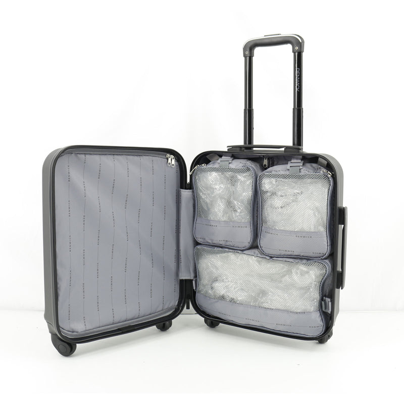 Renwick carry-on luggage with packing cubes