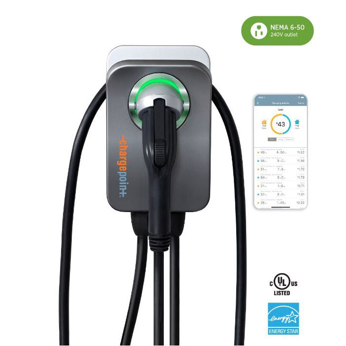 Home Flex EV charging station WI-FI 50A NEMA 6-50 ChargePoint - Online exclusive
