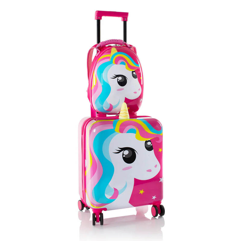 Ensemble valise et sac à dos licorne Heys