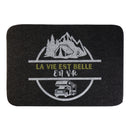 "La vie est belle en VR" indoor black mat - Online exclusive