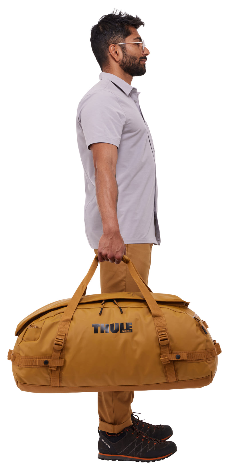 Thule Chasm 70 L - Sac De Sport & Voyage Résistant Aux Intempéries - Convertible En Sac à Dos - Parfait Pour Camping & Sport