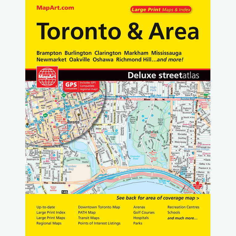 MapArt Toronto atlas