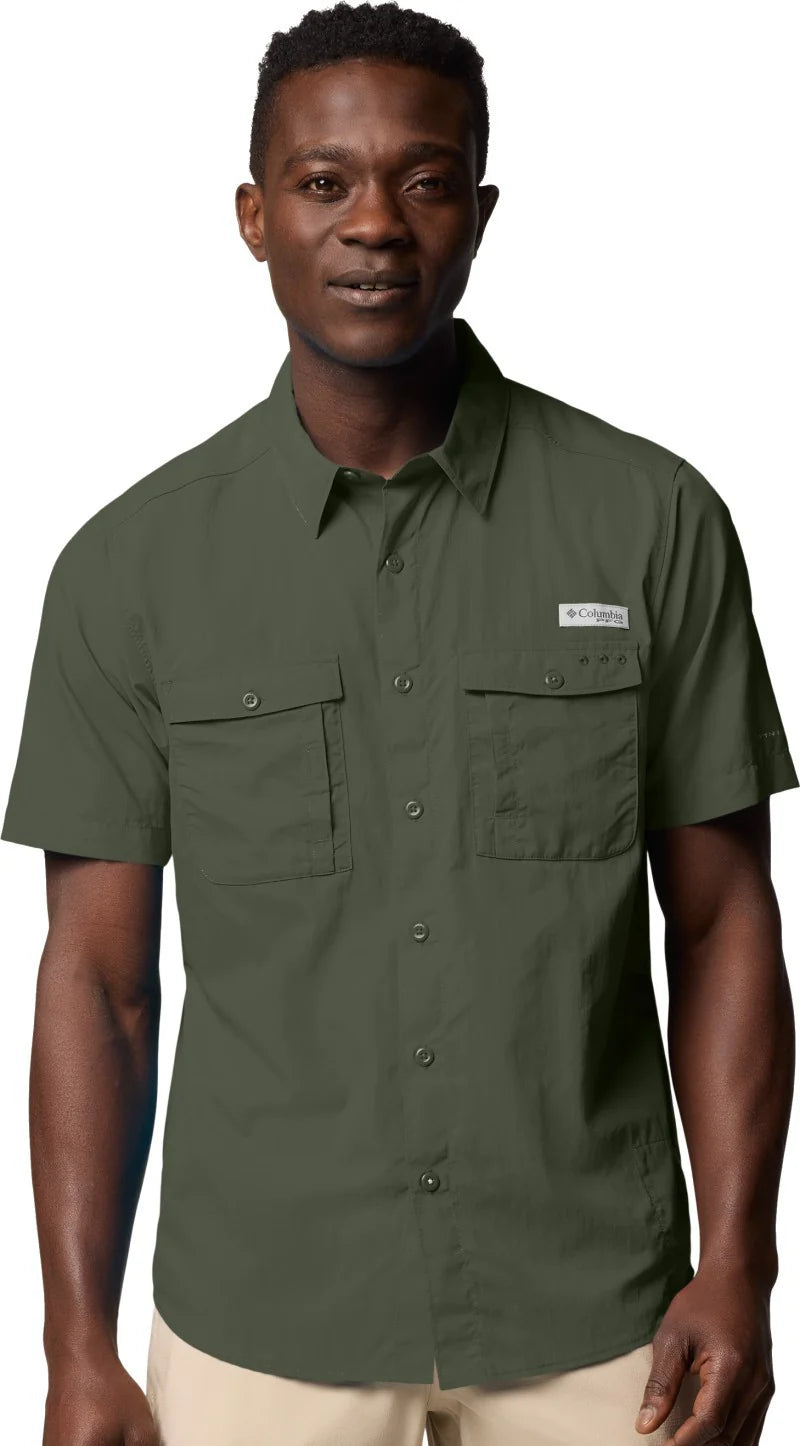 Chemise à rayures rouges et blanches pour homme - Chemise d'été boutonnée en lin à manches Chemise à rayures rouges et blanches pour homme - Chemise d'été boutonnée en lin à manches