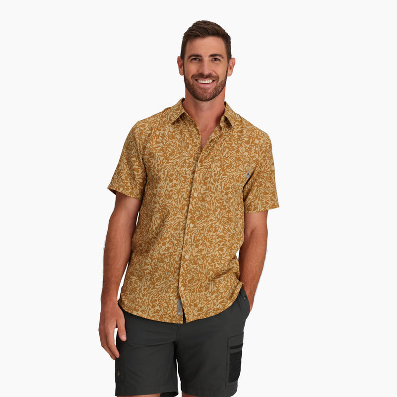 Royal Robbins Amp Lite Printed men's short sleeves shirt 