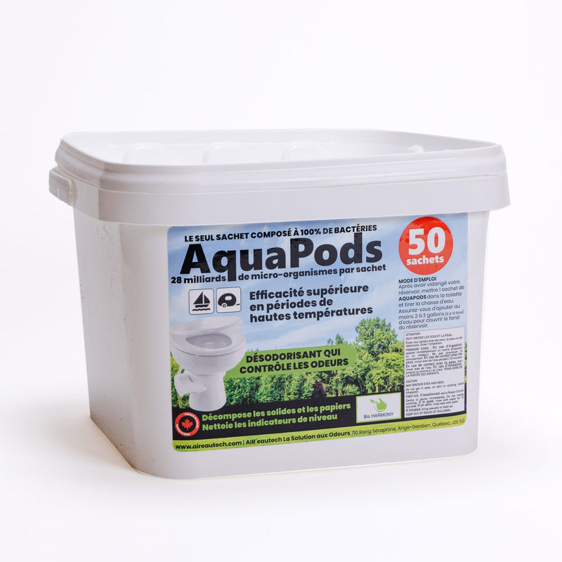 AIR'eautech Aquapods water treatment sachets for RV (50 bags)  - Online Exclusive