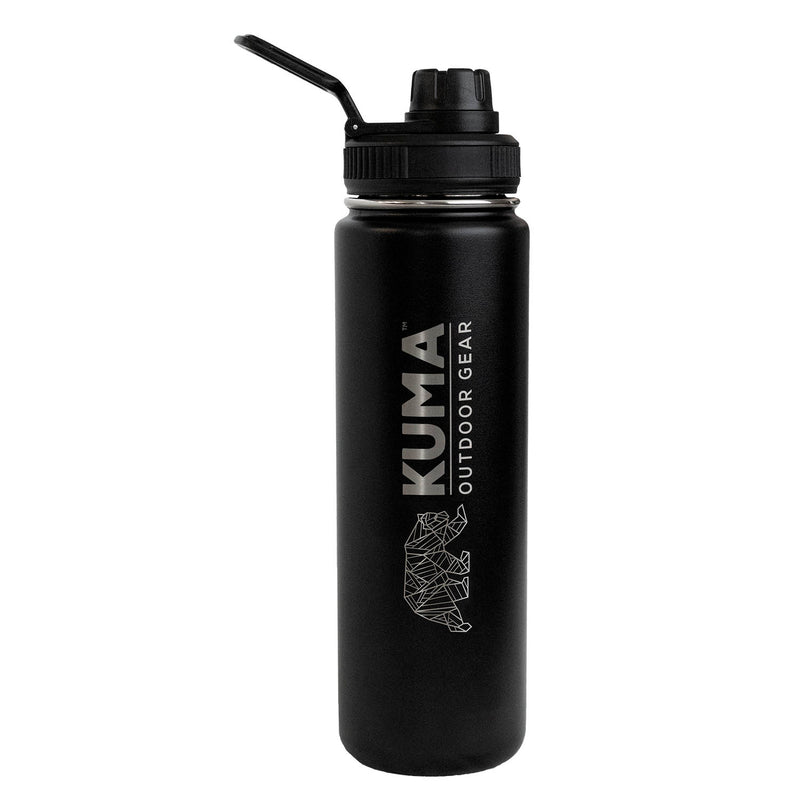 Bouteille d'eau en acier inoxydable 650 ml Bomber Kuma - Exclusif en ligne