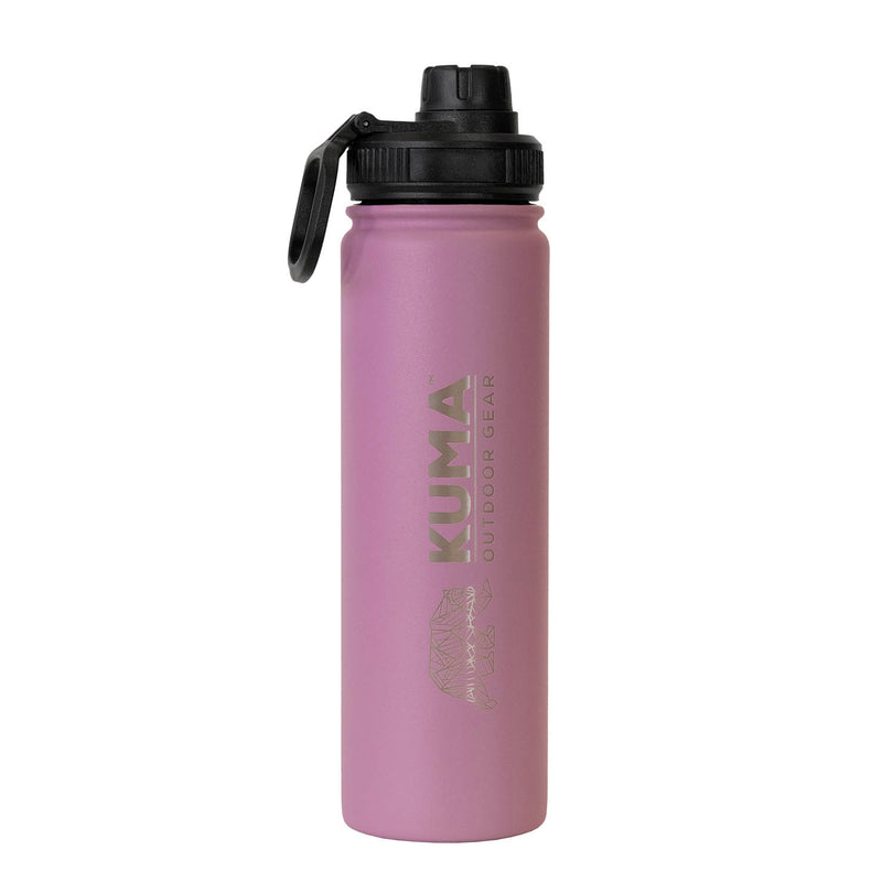 Bouteille d'eau en acier inoxydable 650 ml Bomber Kuma - Exclusif en ligne