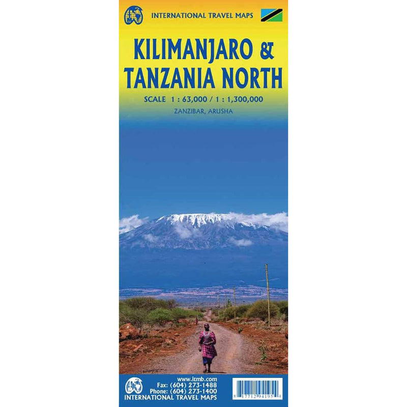 Carte Kilimanjaro et Tanzanie