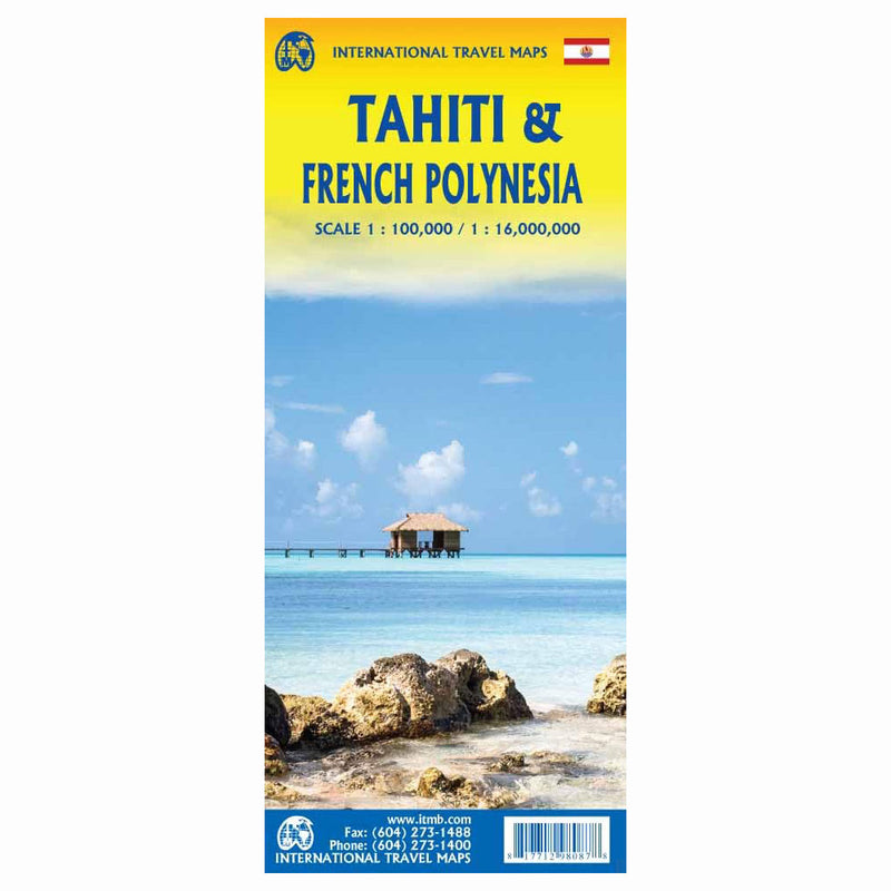 Map of Tahiti and Polynesian cruise