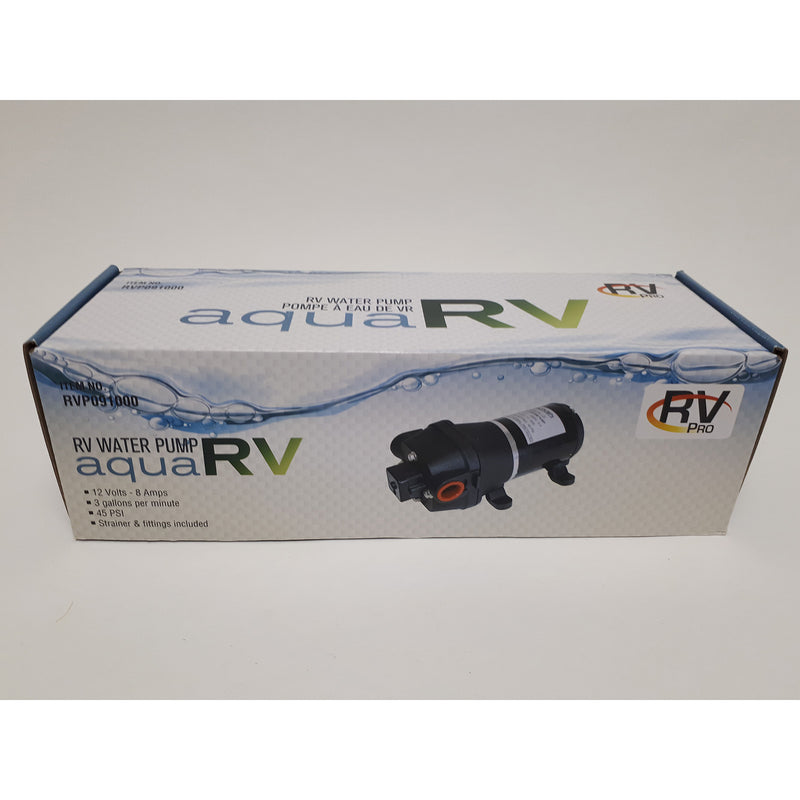 Pompe à eau 12 volts 3.0 GPM Aqua RV - Exclusif en ligne