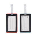 Ensemble de 2 étiquettes à bagage à motif