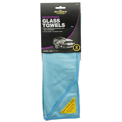 Chiffon pour vitres en microfibre – paquet de 2 The Detailer's Choice - Exclusif en ligne