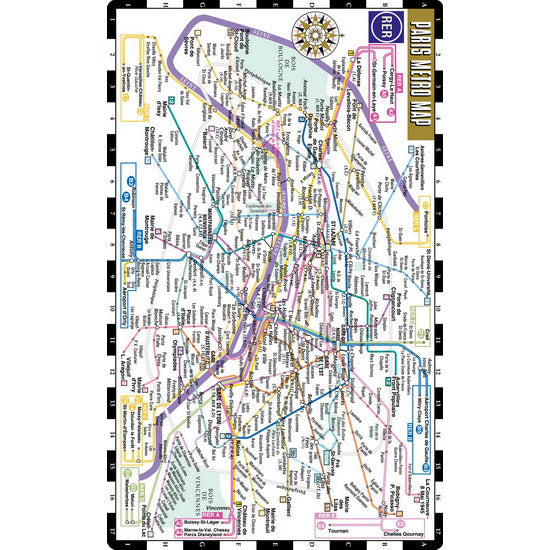 Carte de Paris Metro Streetwise