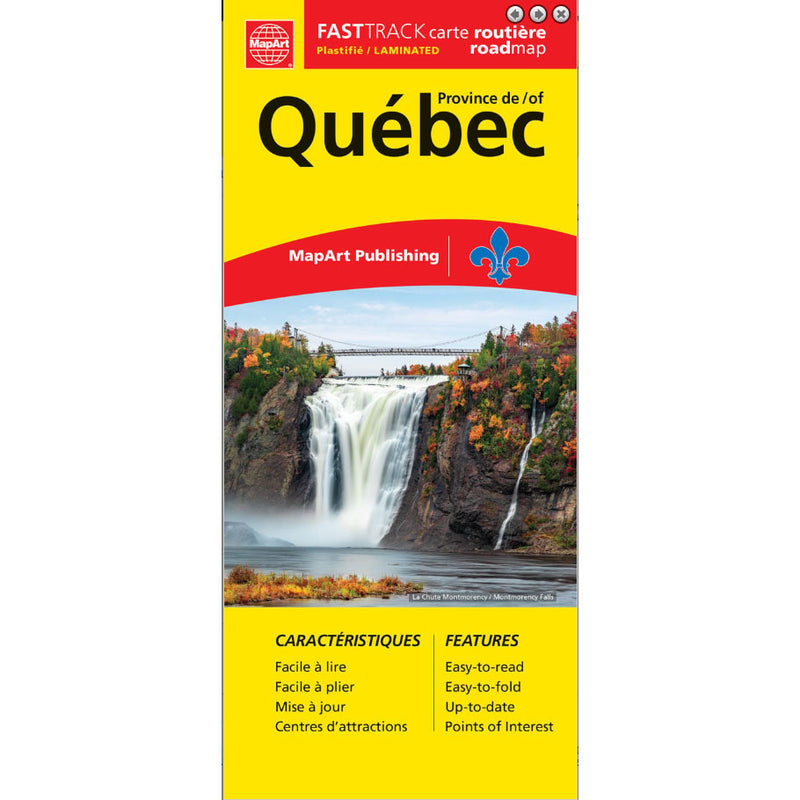 Carte Province de Québec Plan Rapide