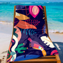 Serviette de plage en microfibre