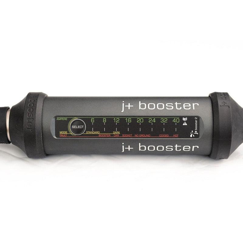 Borne de recharge portable J+Booster 2 de 40A fiches NEMA 14-50 et 5-15 Juice - Exclusif en ligne