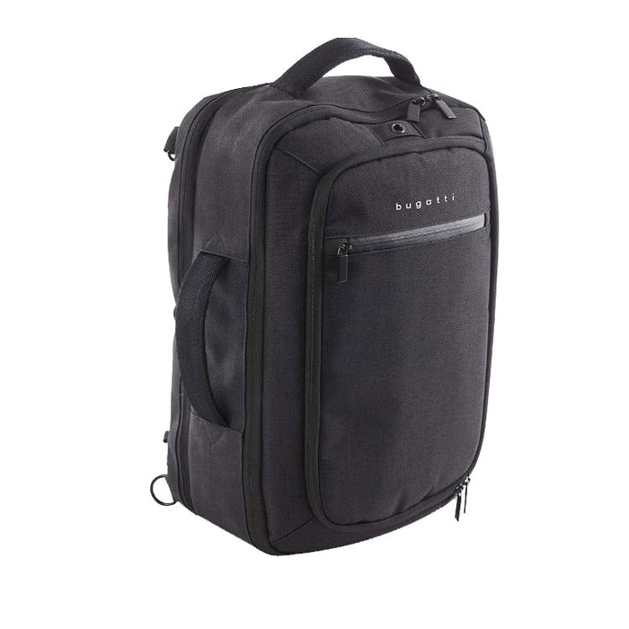 bugatti rolling 15 laptop backpack Blanc DeLight with Rolltop Schwarz - Rolltop Backpack Backpack features a padded laptop section that fits most 15.6 laptops to help prevent damage during travel Bugatti Blake Business Backpack -
