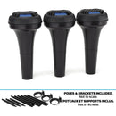 Ensemble 3 torchères anti-moustiques zone thermacell- Exclusif en ligne