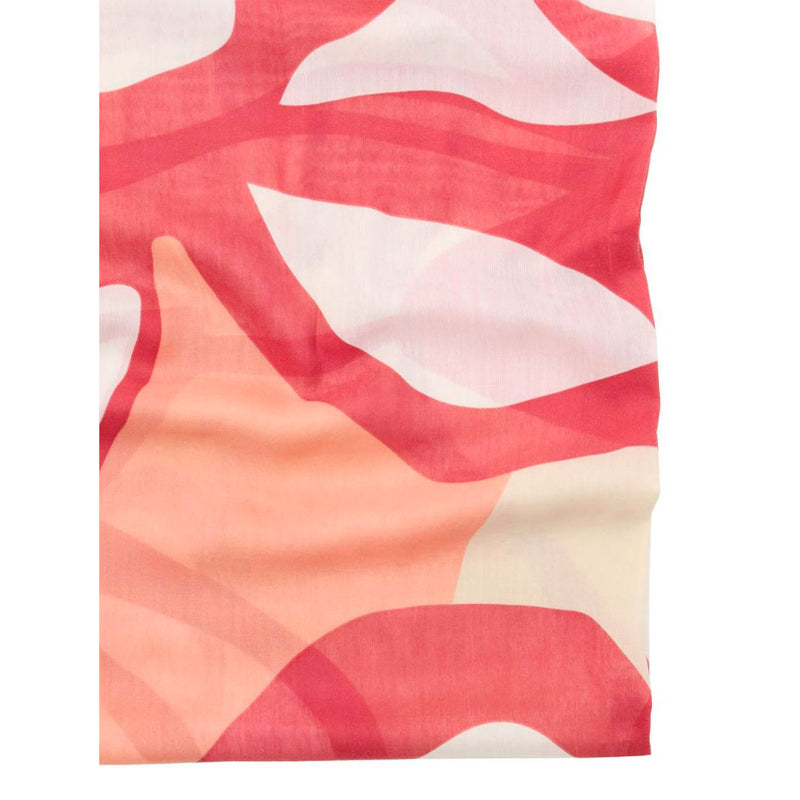 Tom Tailor red multicolor scarf