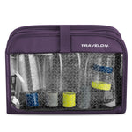 Toiletry bag with bottles