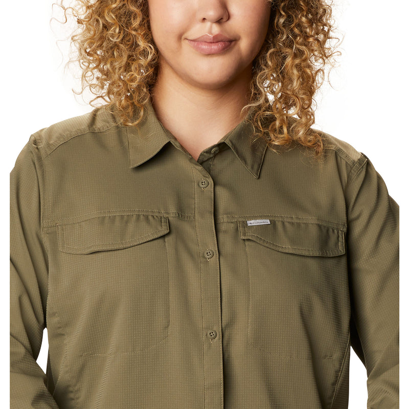 Chemise à manches longues taille plus Silver Ridge pour femme