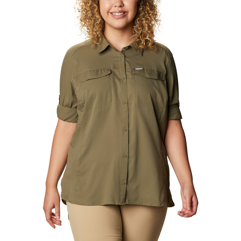 Chemise à manches longues taille plus Silver Ridge pour femme