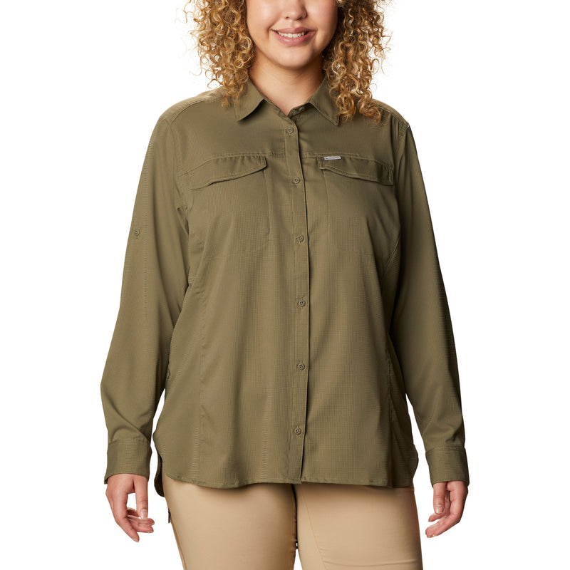 Chemise à manches longues taille plus Silver Ridge pour femme