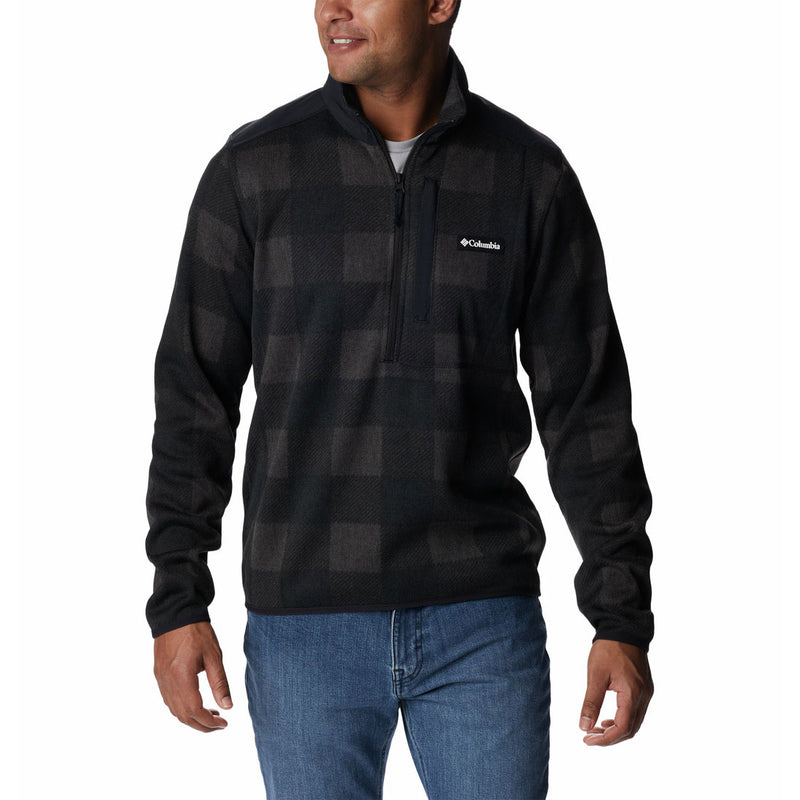 Men's Sweater Weather II Printed Fleece Half Zip Pullover