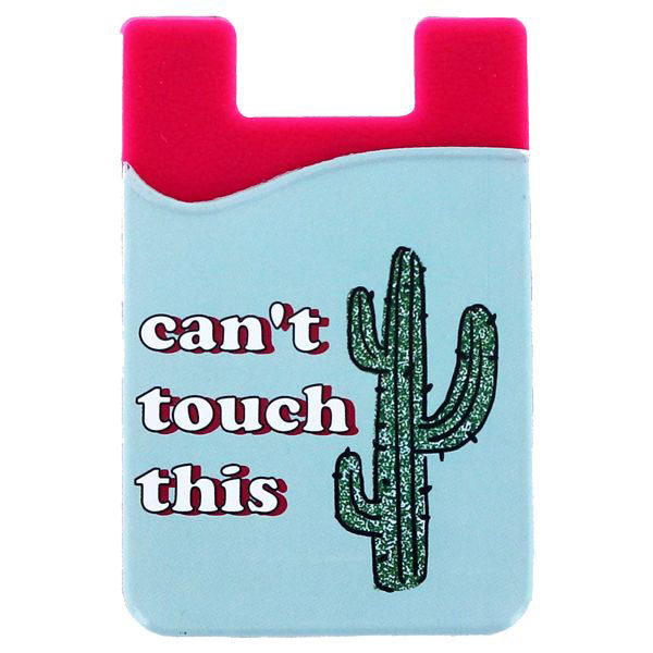 Cell phone card holder