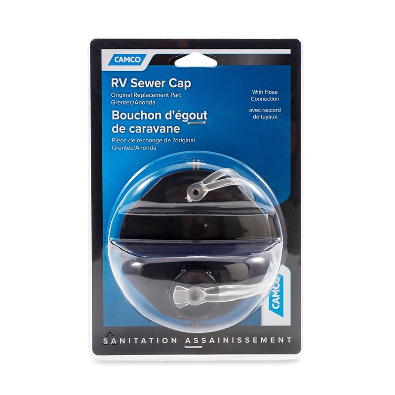 Sewer cap with hose connection Camco - Online exclusive