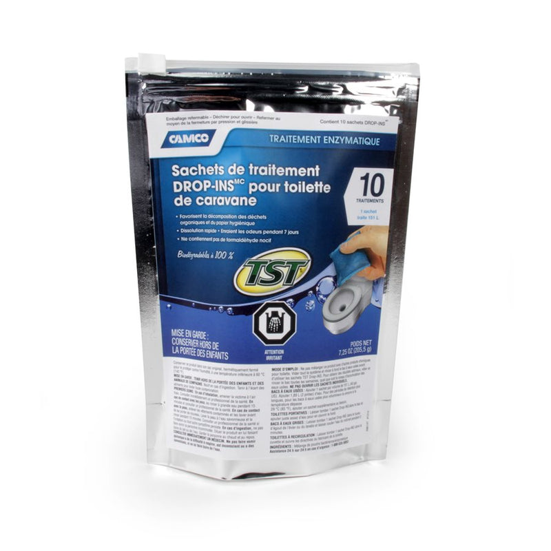 RV Toilet Enzymatic Drop-Ins Treatment Pouches Camco - Online exclusive