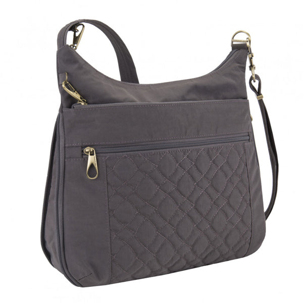 Anti-Theft Signature quilted expansion crossbody 