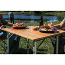 Table de bambou pliante ajustable Camco - Exclusif en ligne