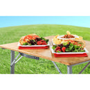 Table de bambou pliante ajustable Camco - Exclusif en ligne