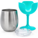 Ensemble de 2 coupes à vin à pied amovible 8oz Camco - Exclusif en ligne