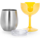 Ensemble de 2 coupes à vin à pied amovible 8oz Camco - Exclusif en ligne