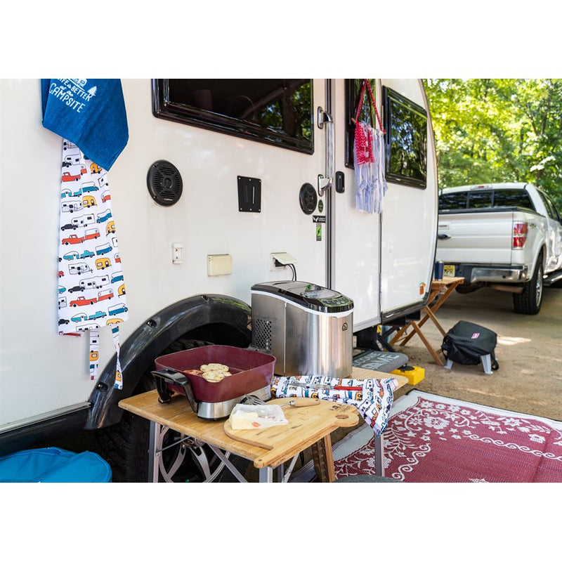 Multicolored campsite apron Camco - Online exclusive