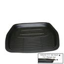 Car rear mat with edges