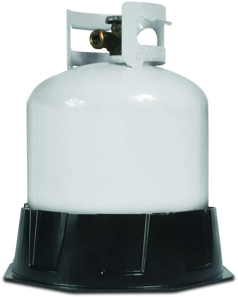 Support De Bouteille De Gaz Avec Roulettes - Plateau En Plastique 30x30 Cm, Pour Propane, Azote, Rangement