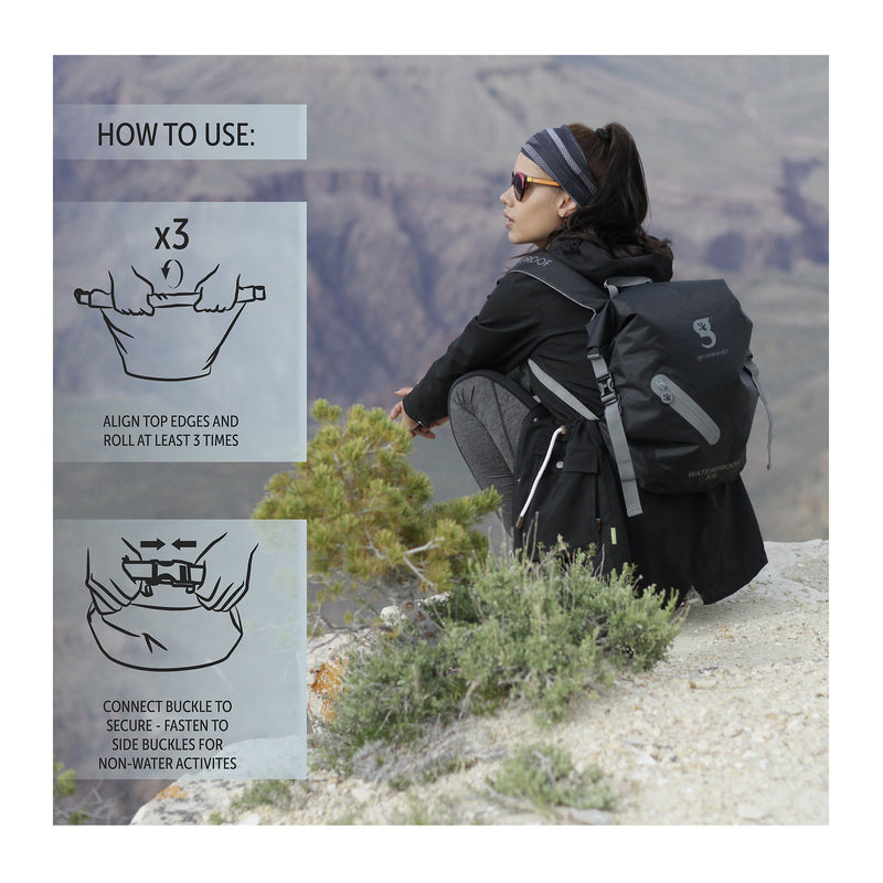Waterproof backpack  Lightweight 30L