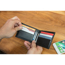 Anti-RFID leather wallet