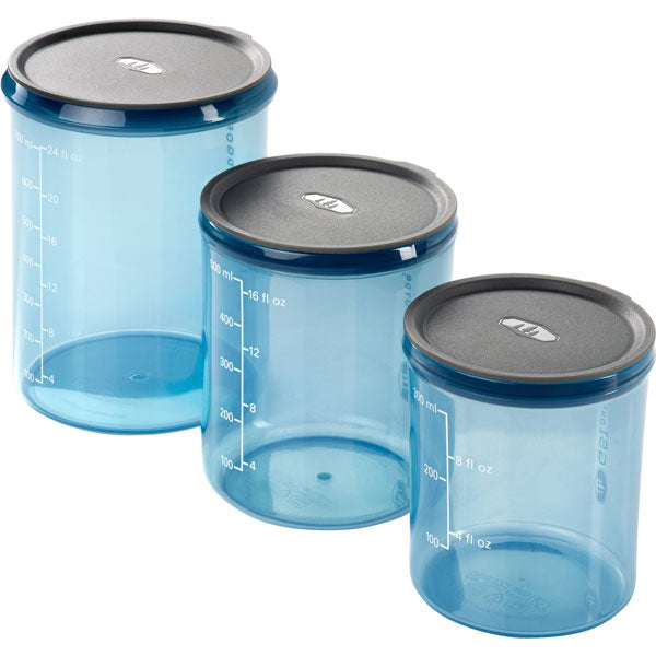 Infinity set of 3 containers