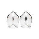 Ensemble 2 verres à vin rouge Nesting