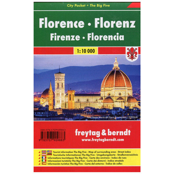 Florence city pocket map