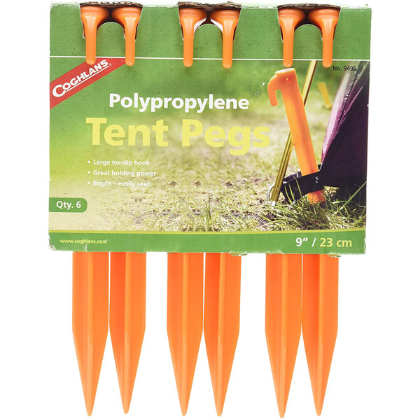 Tent pegs