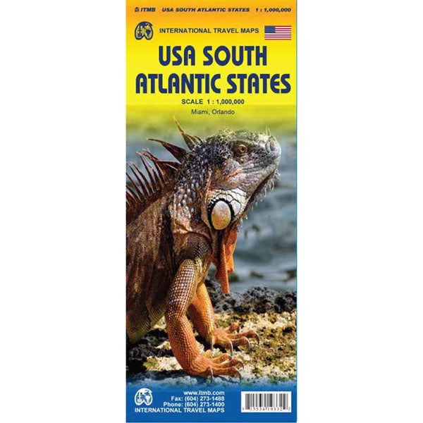 Southeastern United States map